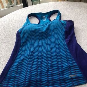 Athletic Works small workout top, padded bra, muscle shirt new or like new